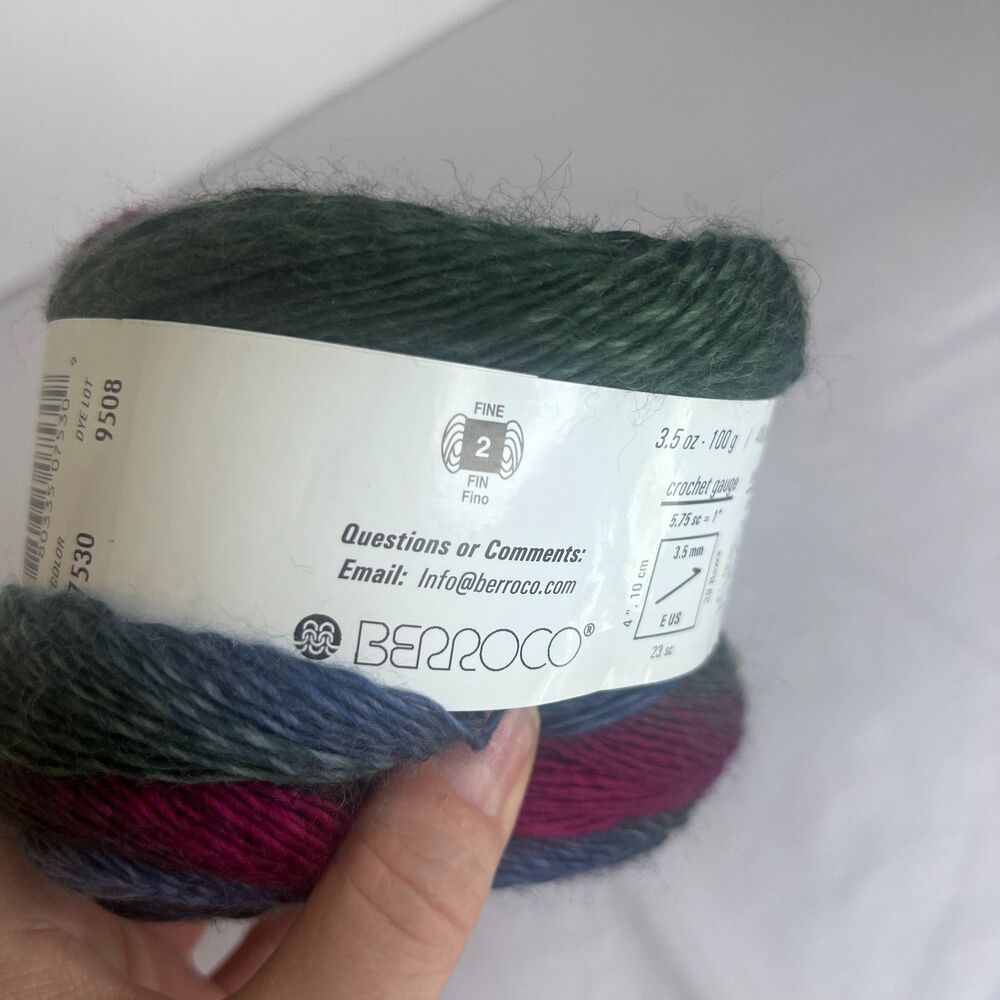 Nebula 100% Superwash Merino Wool Yarn 1 Skein Color 7530 Made in Italy - Picture 6 of 7